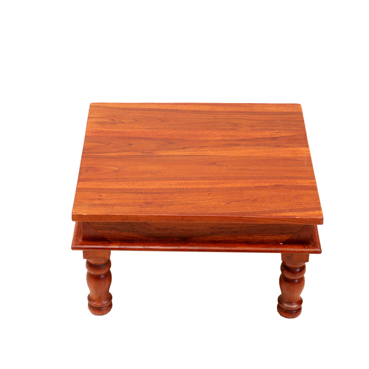 Micromini Montage Themed Handmade Wooden Bajot for Home Bajot