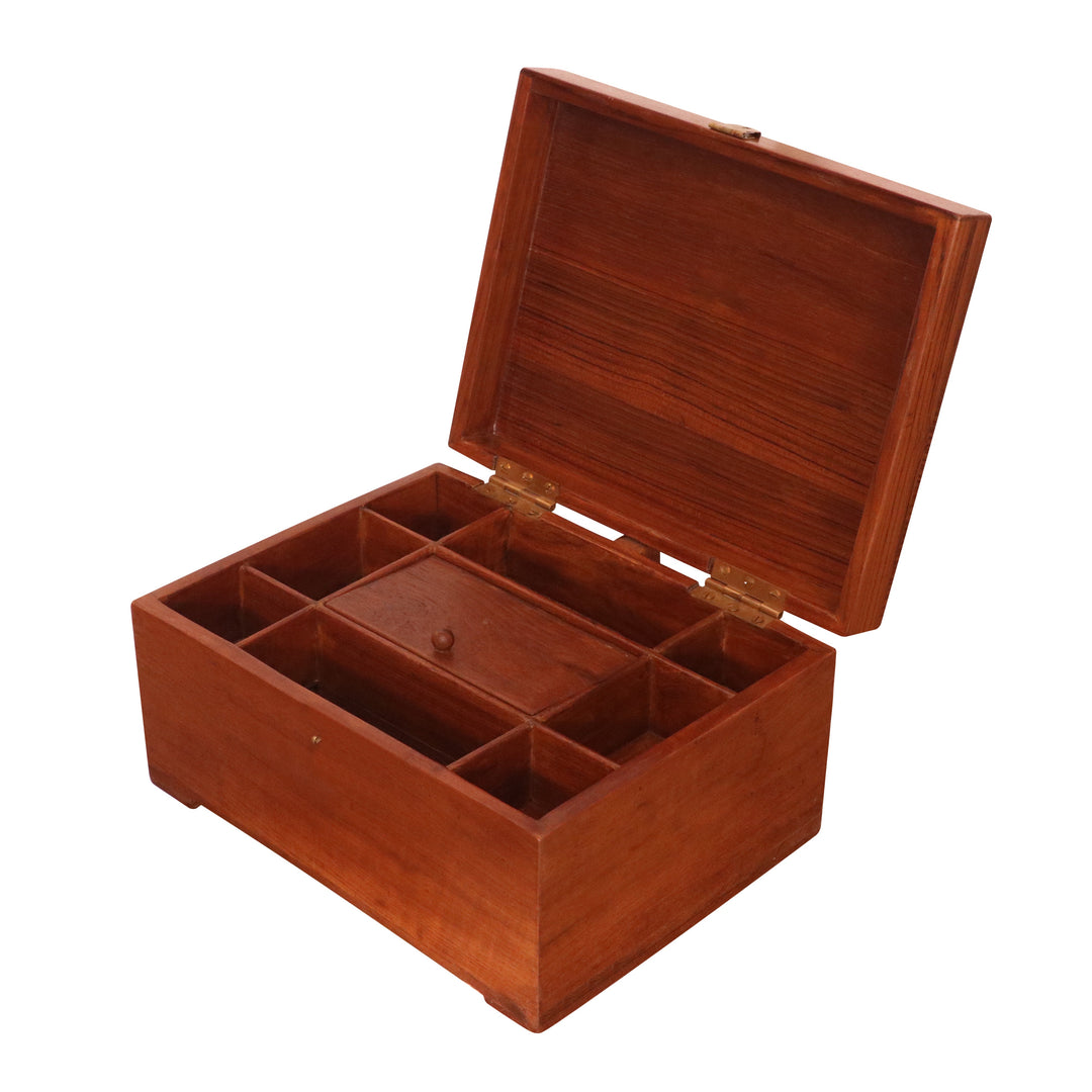 Solid wood wooden box with compartments Wooden Box