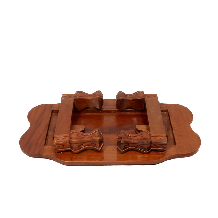 Puddle Shaped Wooden Bajot Bajot