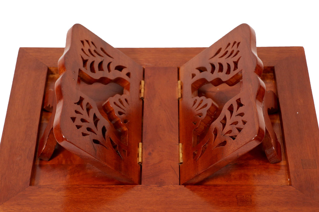 Wooden Religious Book Holder + Storage Sanduk Wooden Box