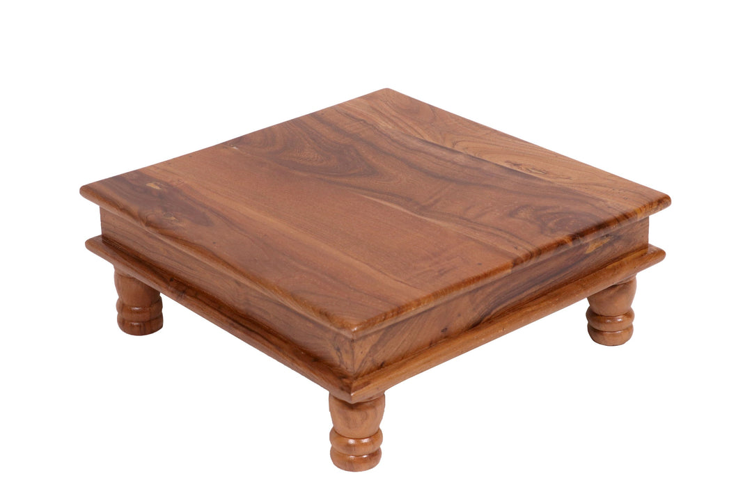 Premium Quality Teak Wood Pooja Bajot Bajot