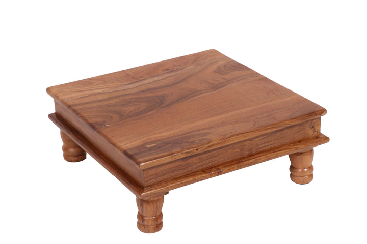 Premium Quality Teak Wood Pooja Bajot Bajot