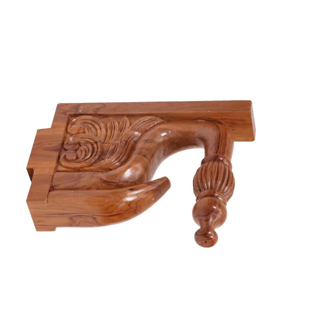 Teak wood Pillar Crown Pillar