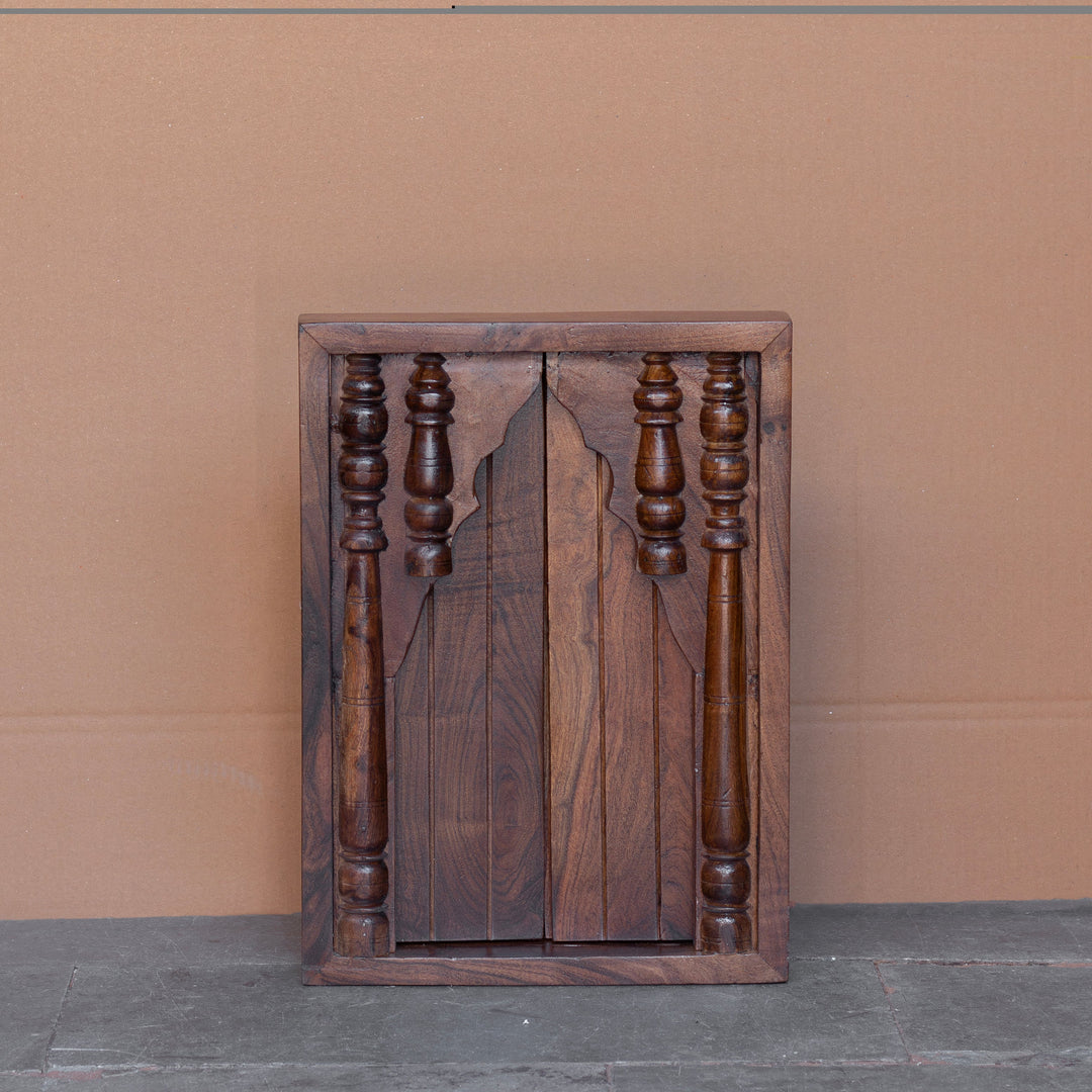 Handcrafted Wooden Decorative Wall Panel with Arched Design Wall Decor