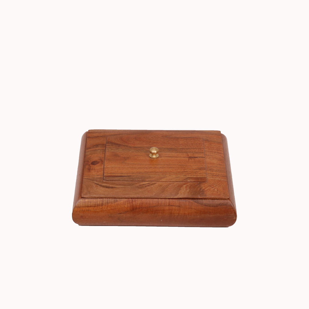 Rounded Sides Wooden Box Wooden Box