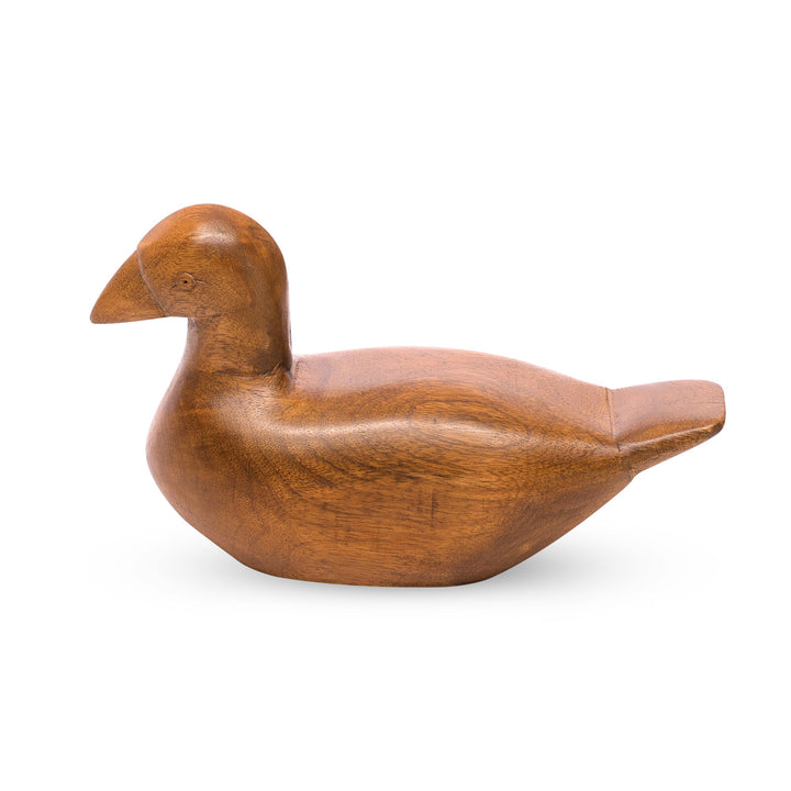 Natural Wooden Bird Animal Figurine