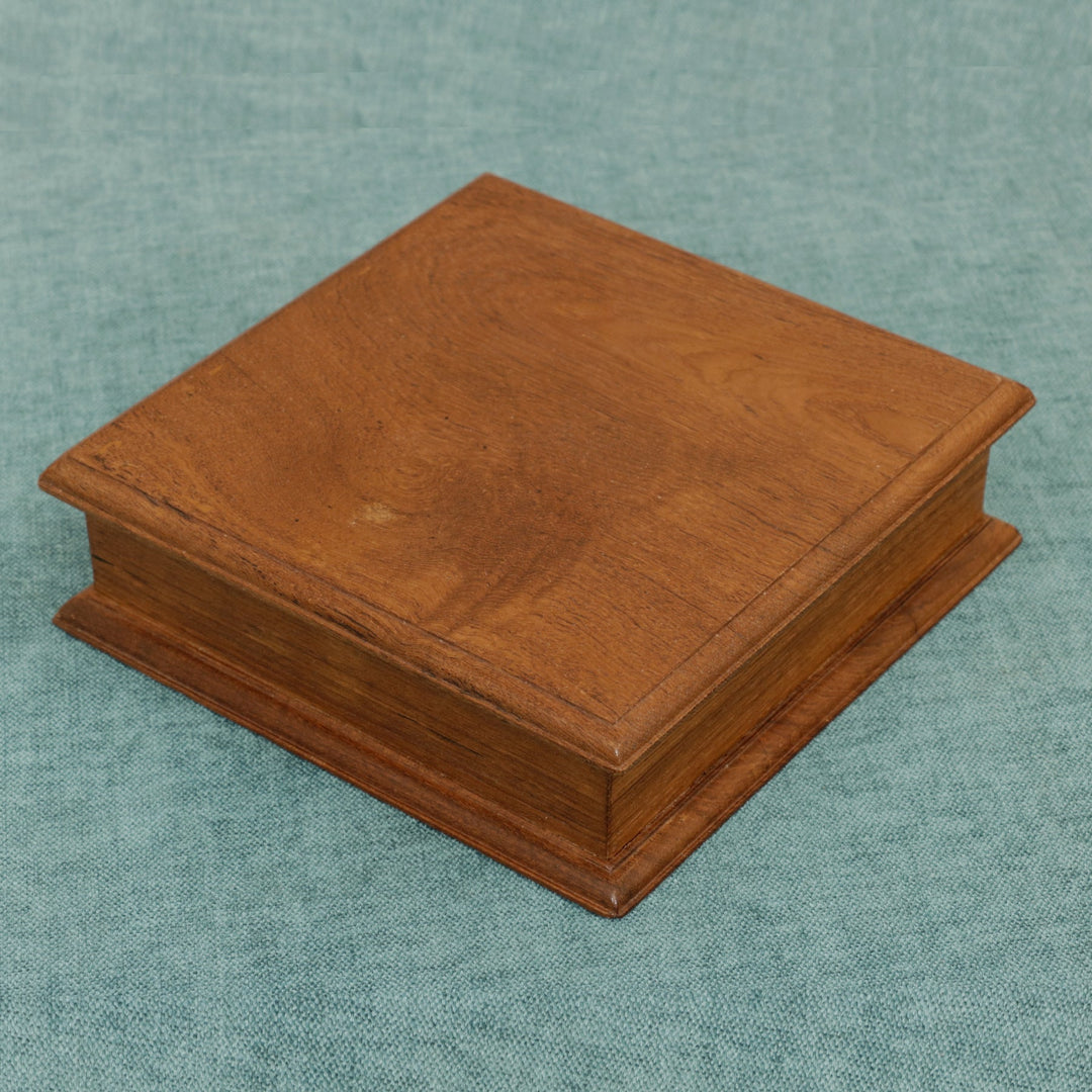 Four Compartment Square Box Wooden Box