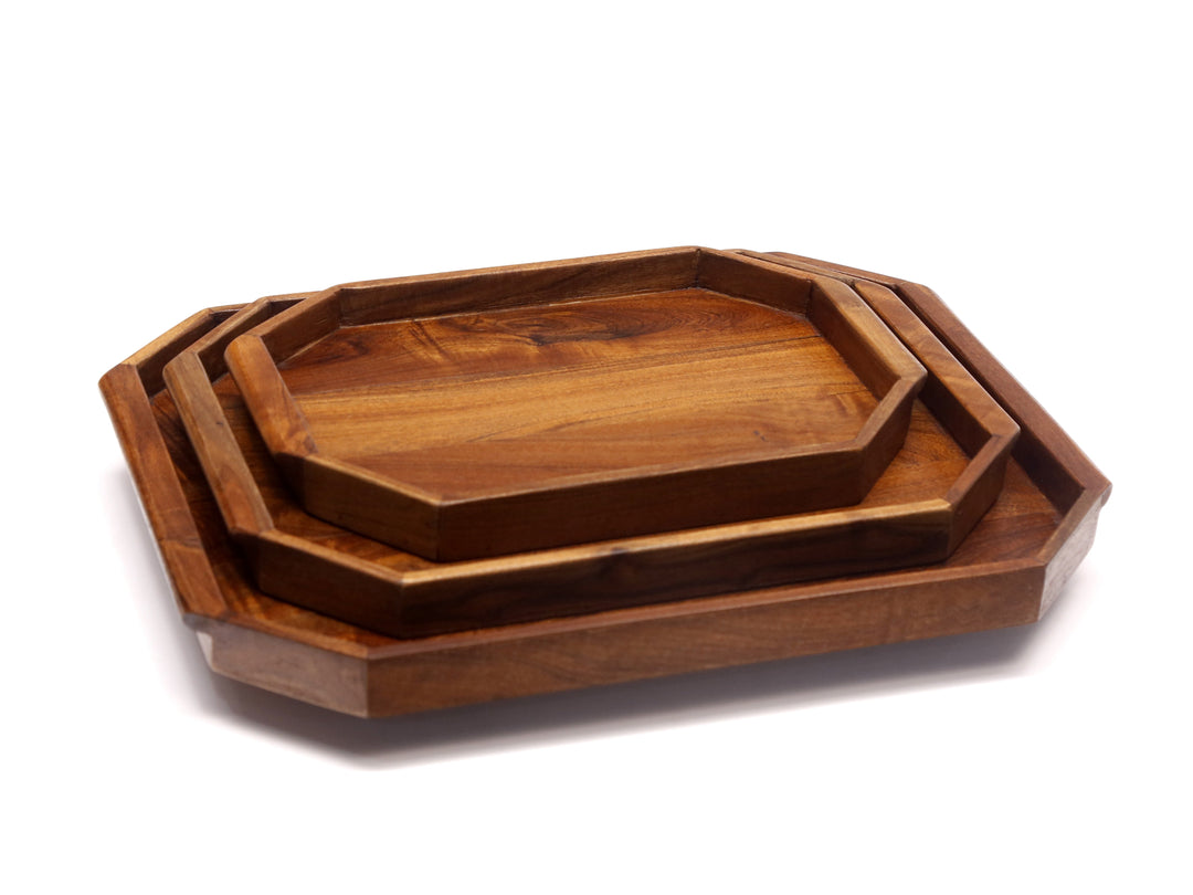 Folded Corner Tray Set - Set of 3 Tray