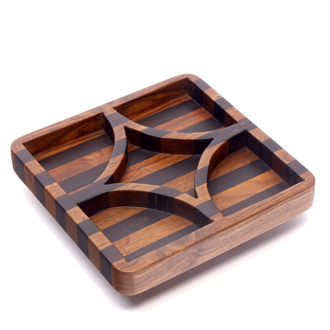 Two Tone Diamond Platter Platter