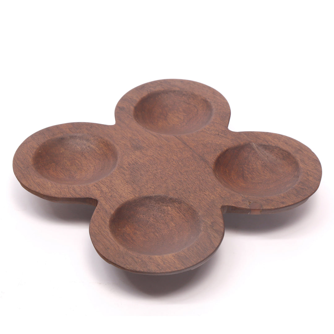 Flower Power Wooden Platter Platter
