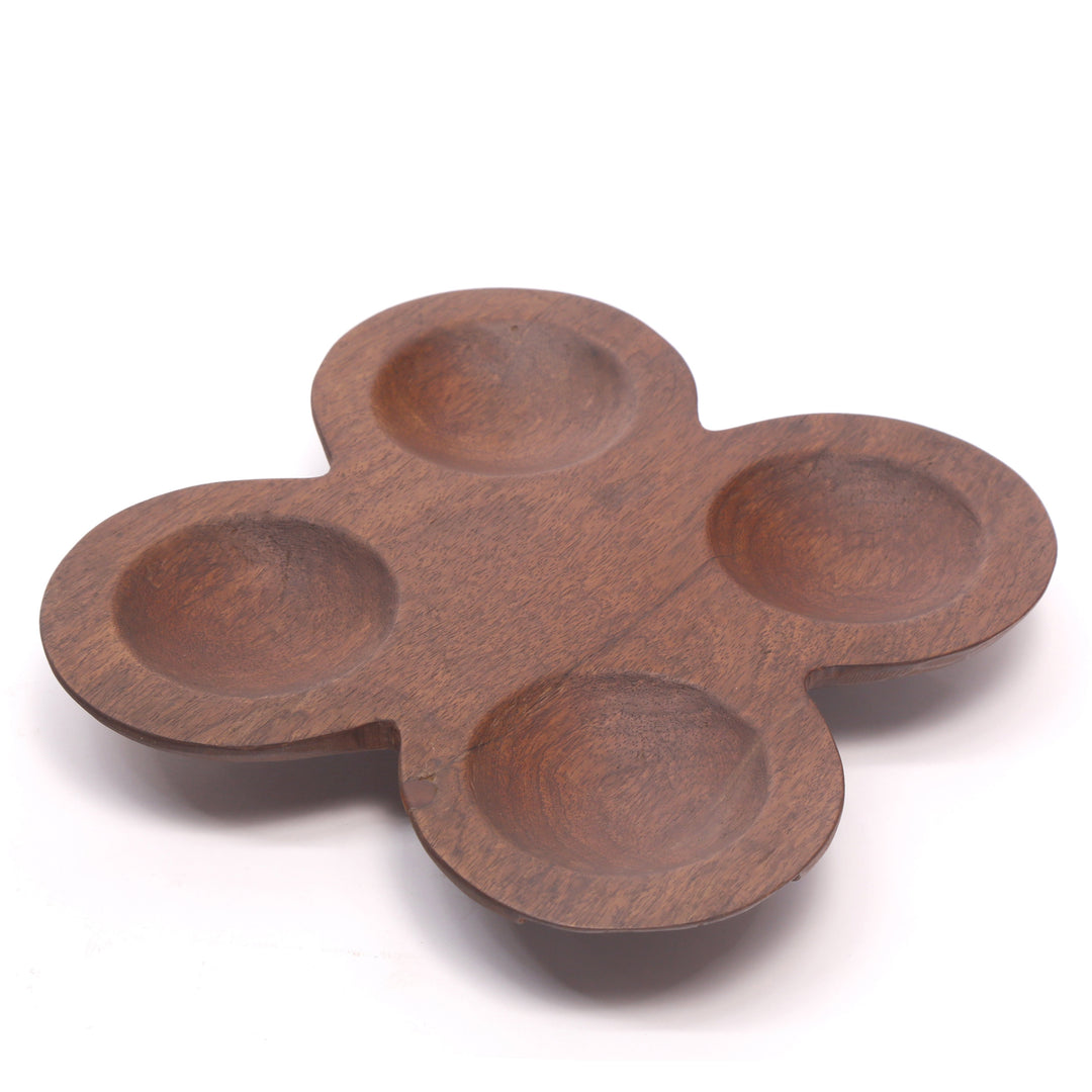 Flower Power Wooden Platter Platter