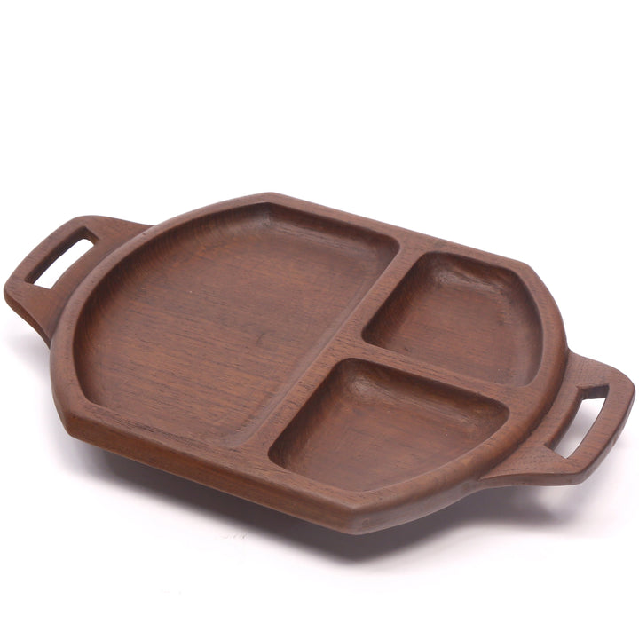 Geometric Long Wooden Tray Platter