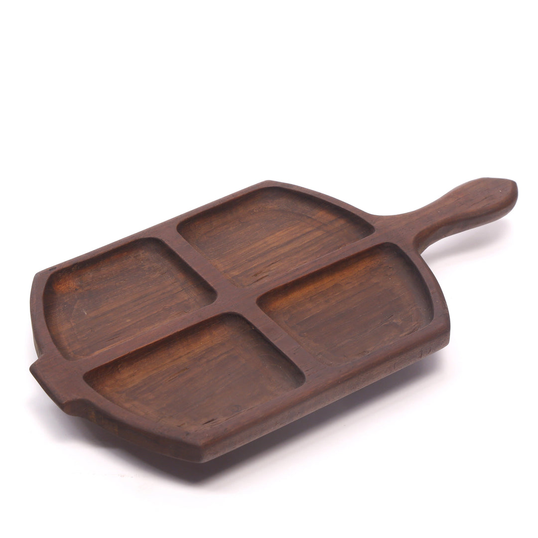 Flat Wooden Pan Platter Platter