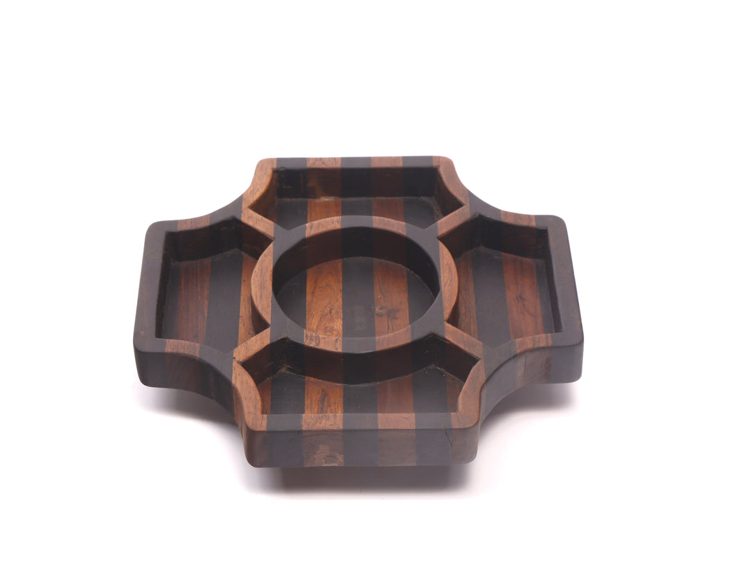 Two Tone Asymmetrical Platter Platter