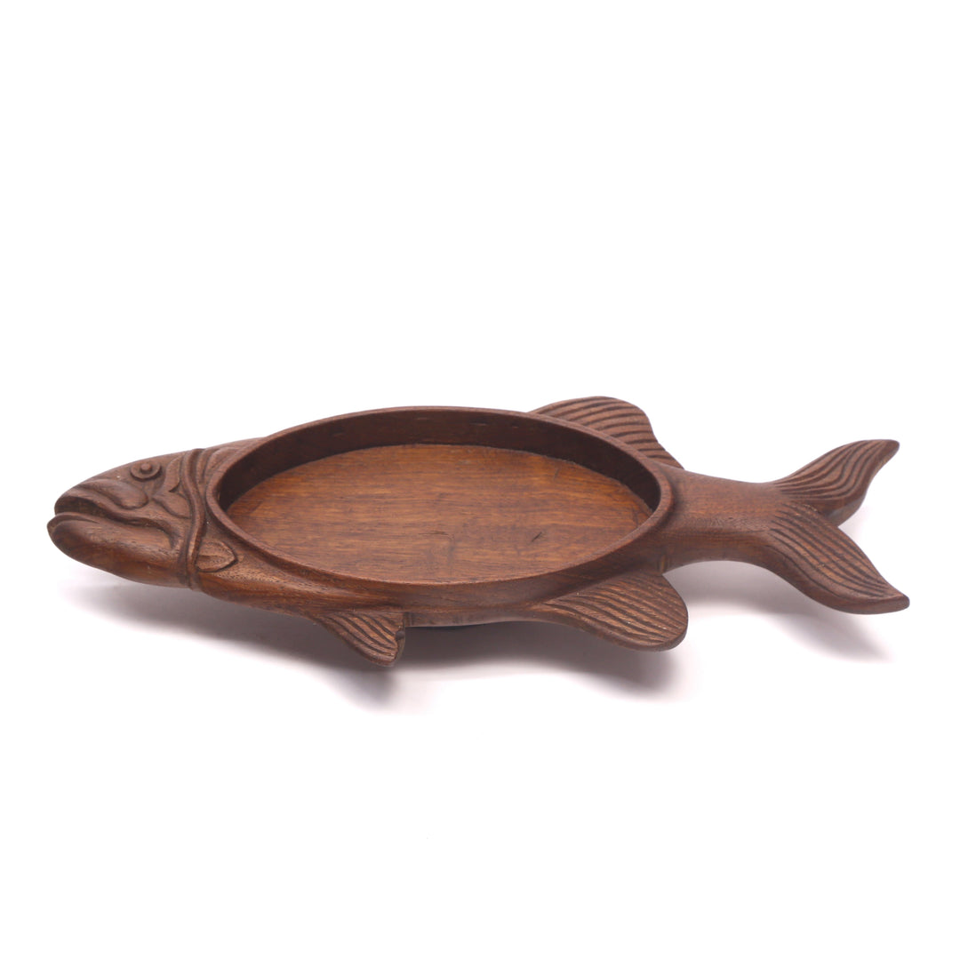 Wooden Scooped Out Fish Tray Platter
