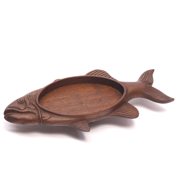 Wooden Scooped Out Fish Tray Platter