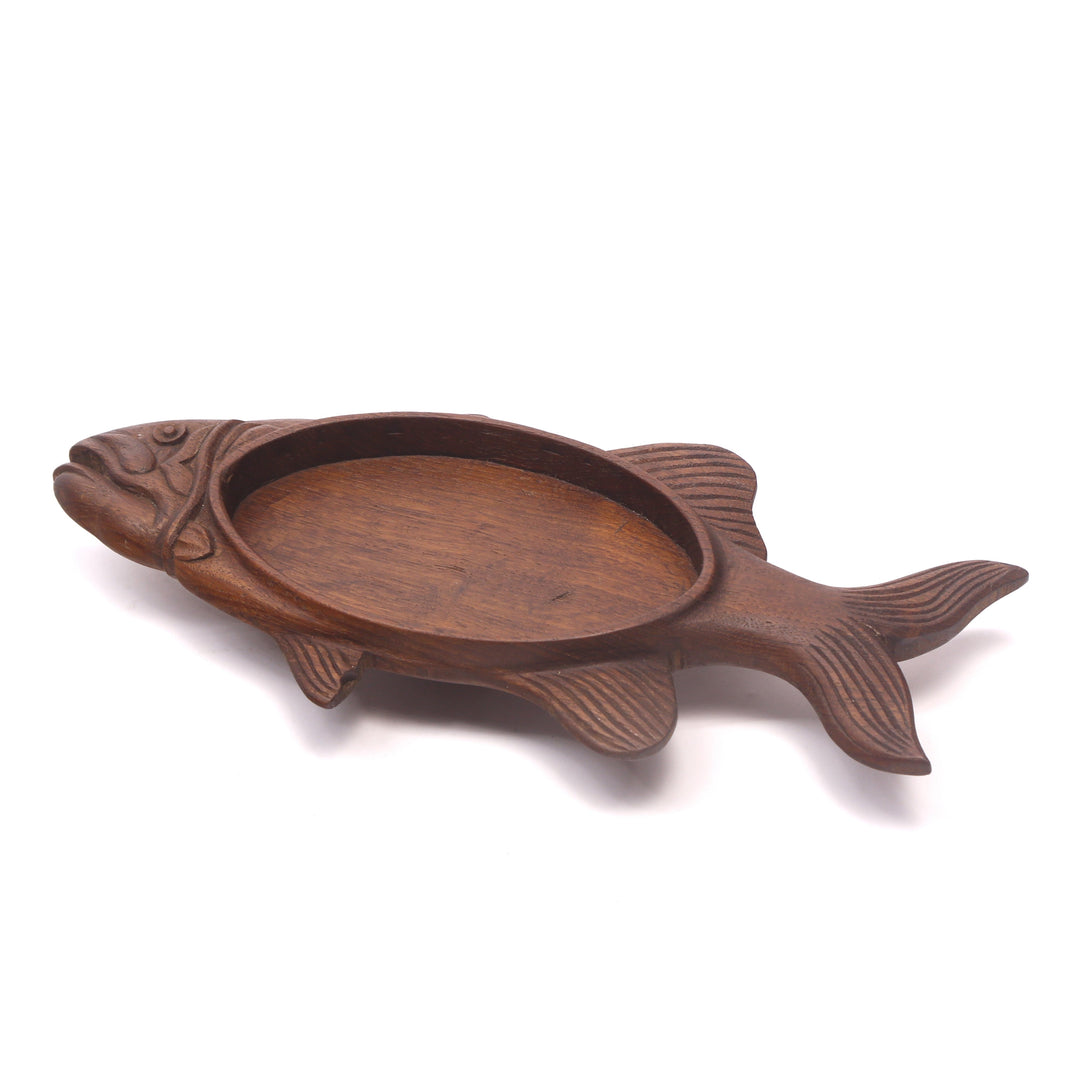 Wooden Scooped Out Fish Tray Platter
