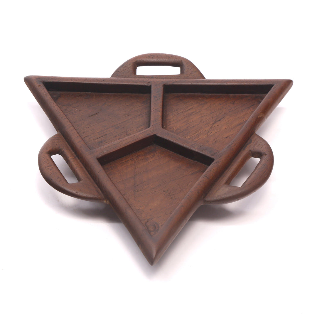 Quirky Triangle Wooden Platter Platter