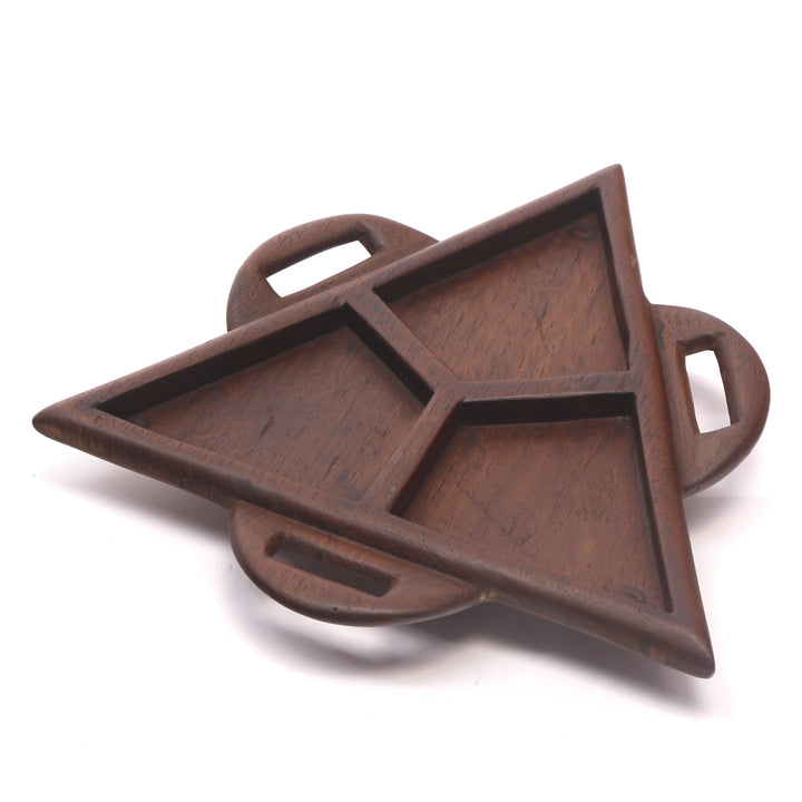 Quirky Triangle Wooden Platter Platter