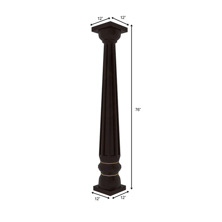 Handcrafted Heritage Pillar - Ornate Indian Architecture Pillar